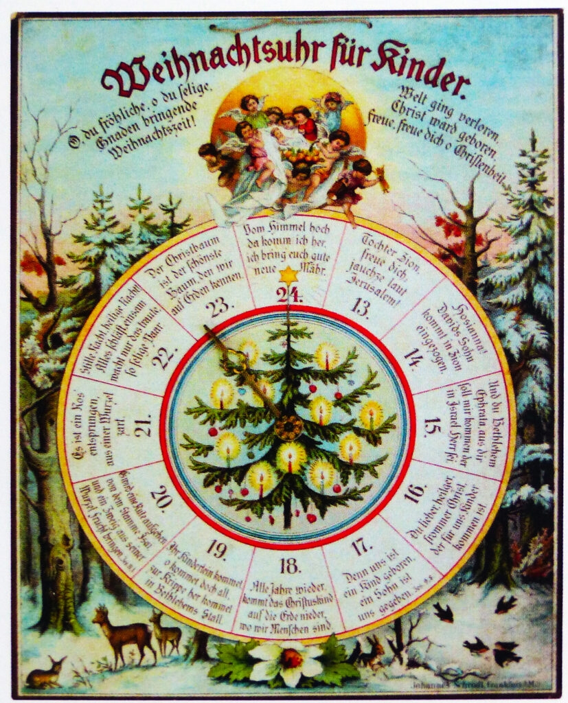 La Petite Histoire Du Calendrier De L Avent Originel Les Pourquoises