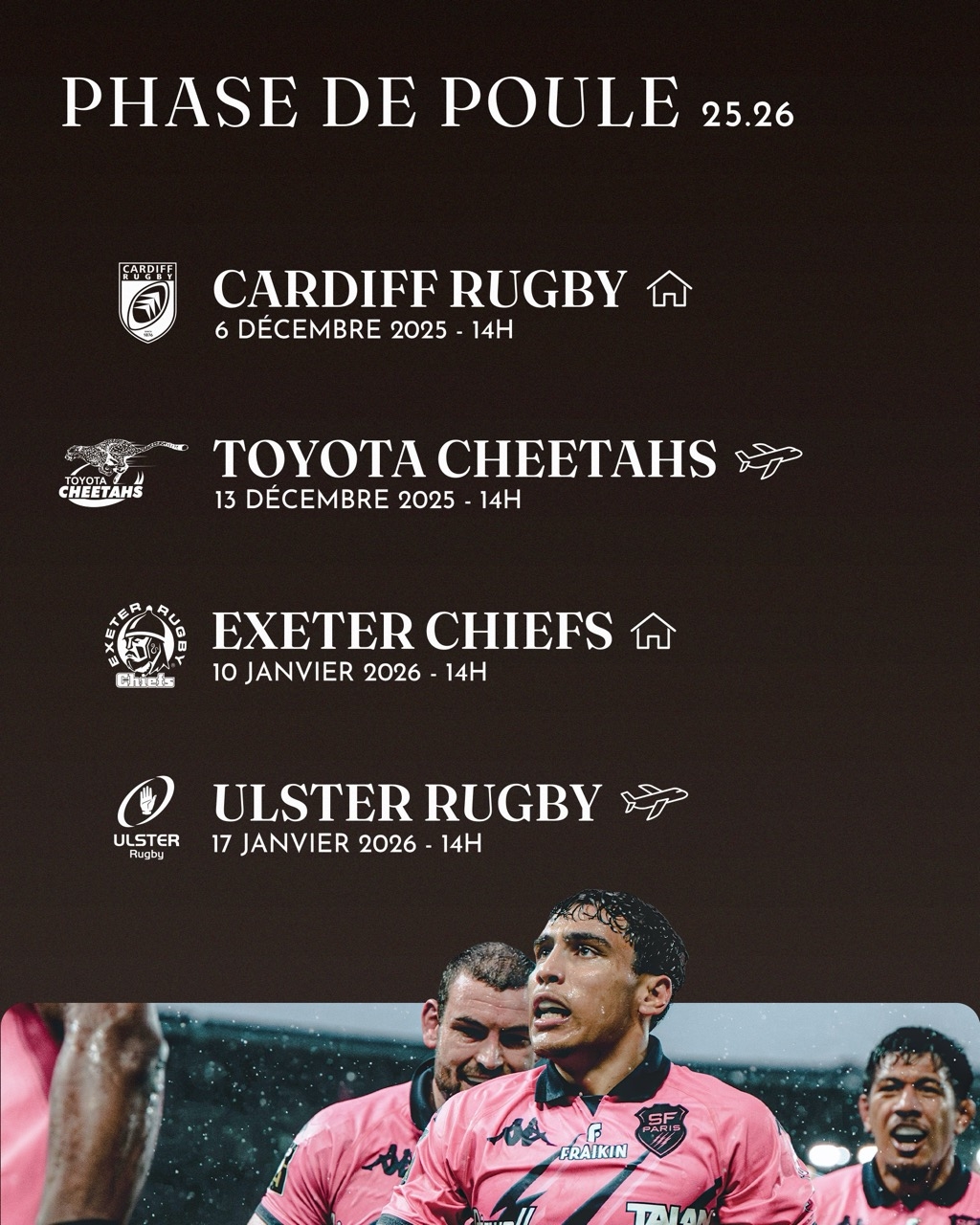 Le Calendrier 2025 26 De La Challenge Cup Est Tomb SFP