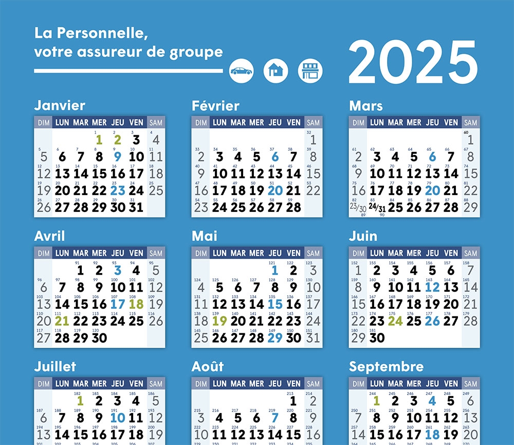 Le Calendrier 2025 Est Disponible SPGQ