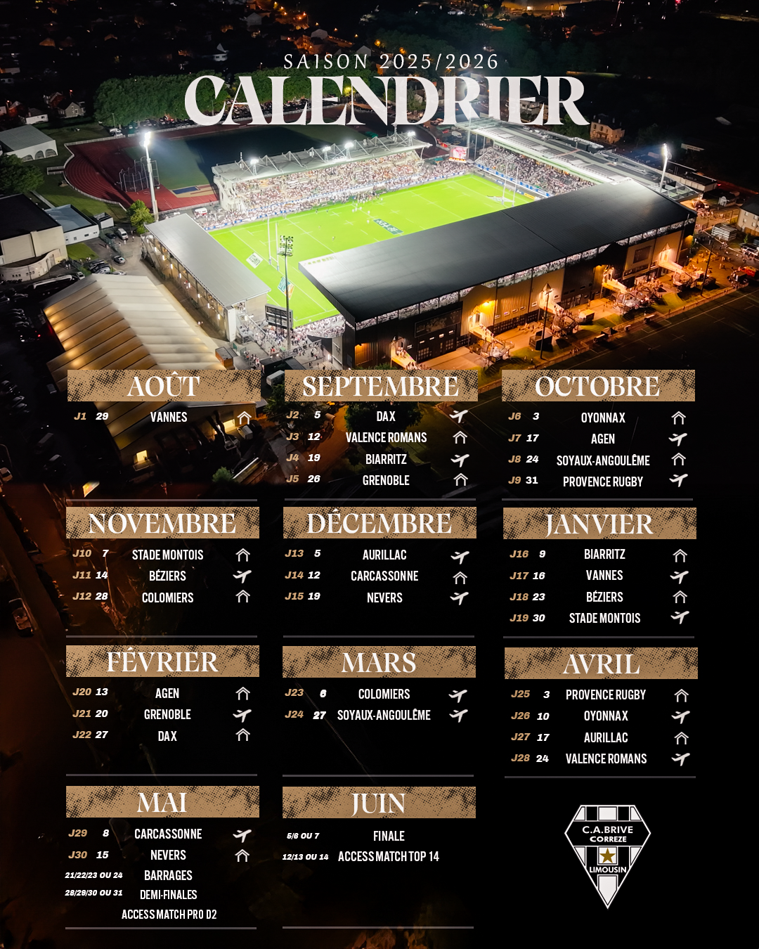 Le Calendrier De Pro D2 Pour La Saison 25 26 D voil 