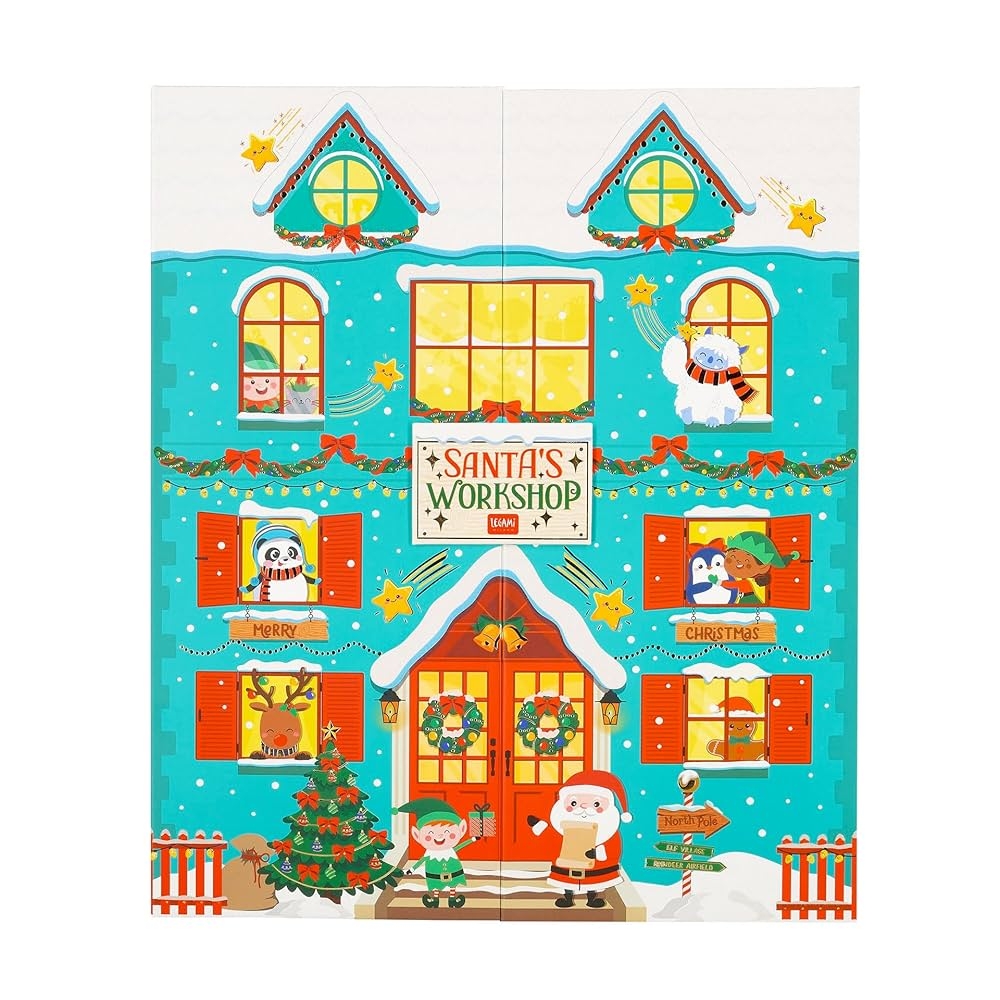 Legami Calendrier De L Avent 2024 Contient 24 Surprises Contient Un Stylo Effa able Calendrier R utilisable Durable 33 X 39 X 6 7 Cm En Papier FSC Amazon fr Jeux Et Jouets
