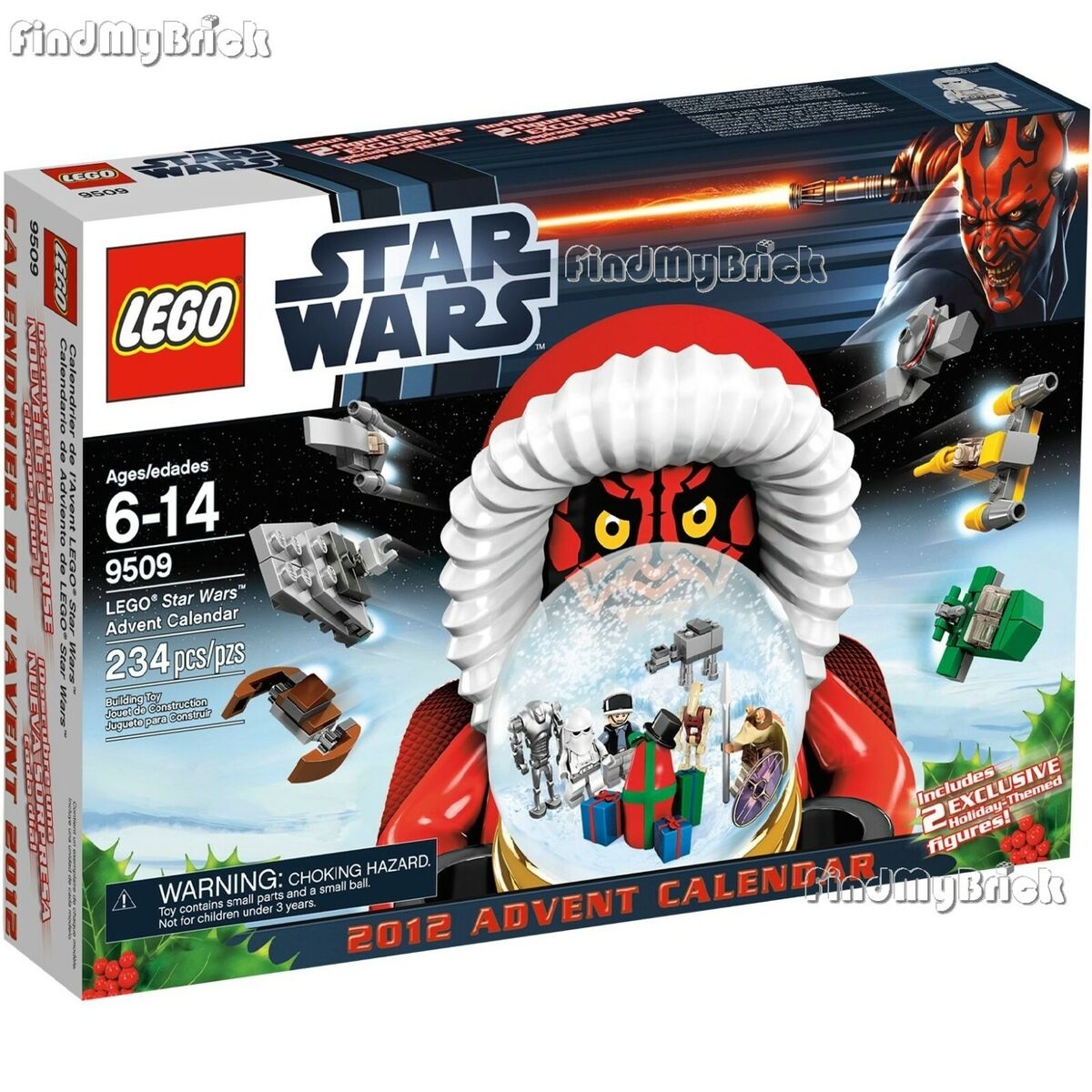 Lego Star Wars 9509 Advent Calendar 2012 Authentic Factory Sealed Brand NEW 673419167987 EBay