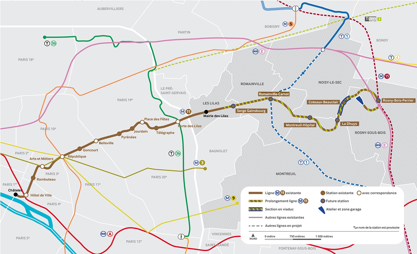Les Ambitions Prolongement Ligne 11 Est Les Ambitions Prolongement Ligne 11 Est