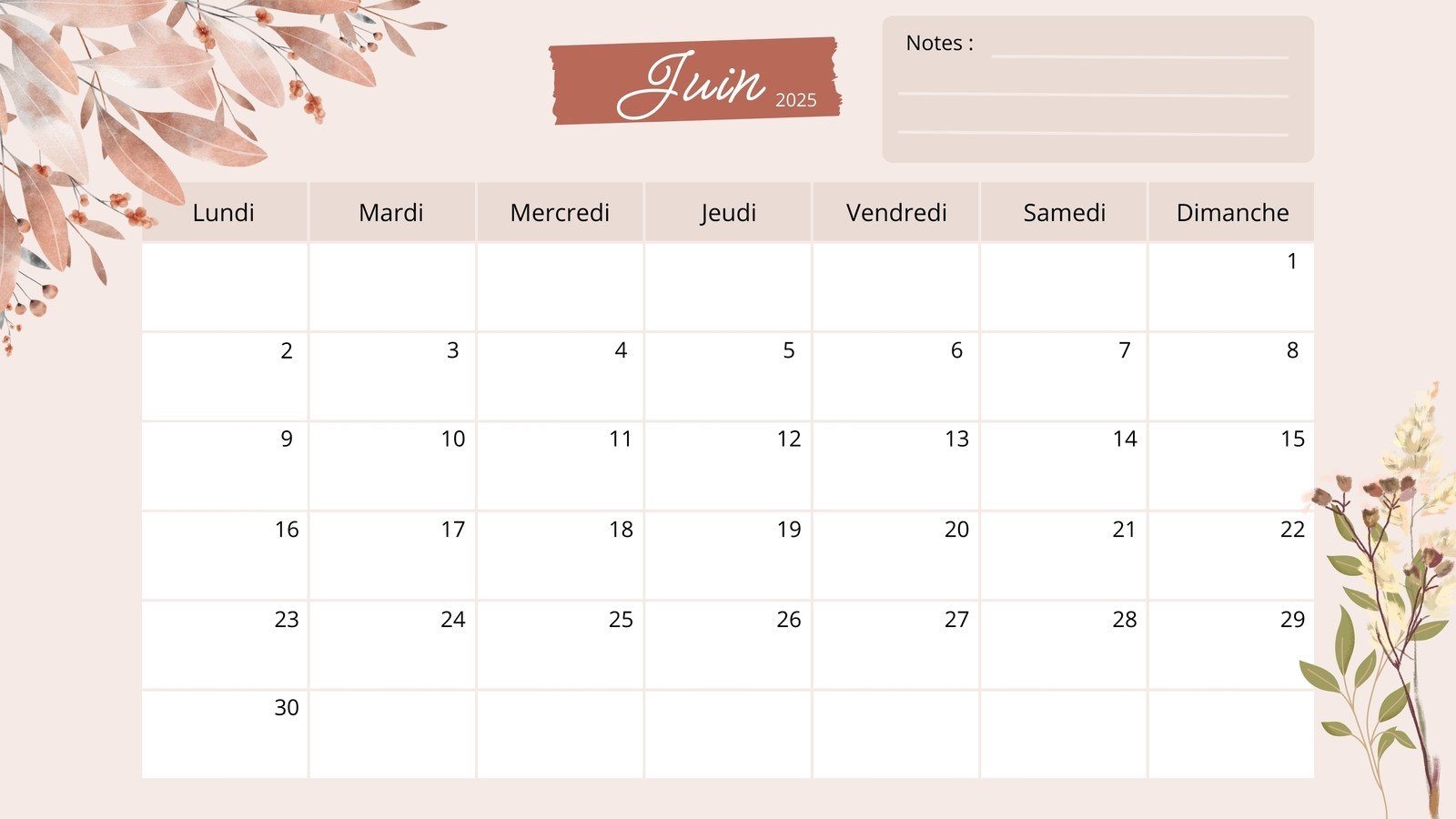 Mod les De Calendrier 2025 Gratuits Imprimer Et Remplir Canva