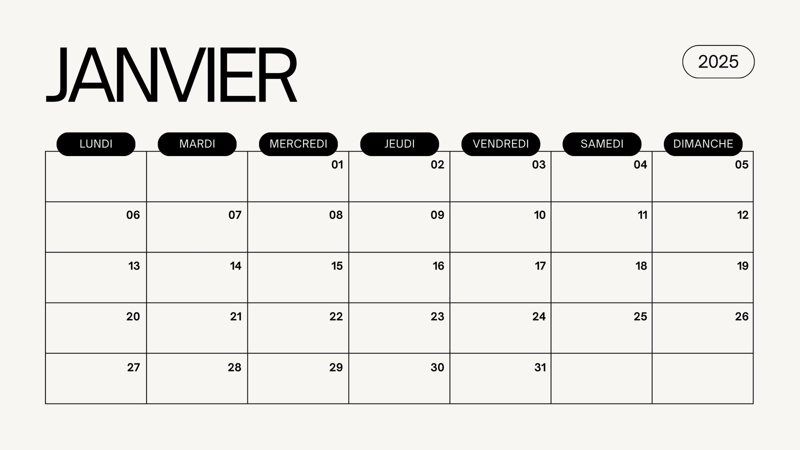 calendrier personnalisé imprimer