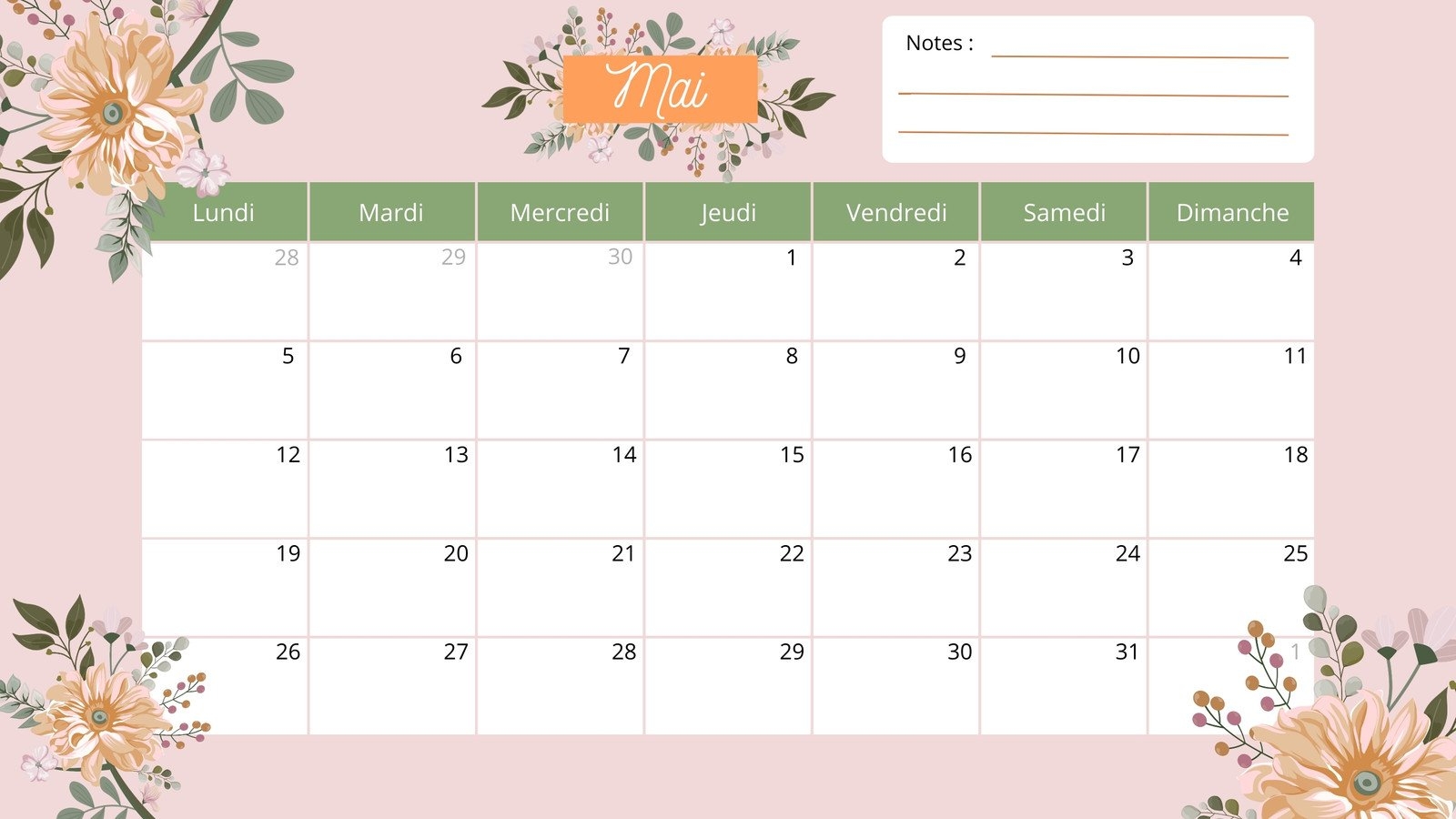 Mod les De Calendrier 2025 Gratuits Imprimer Et Remplir Canva