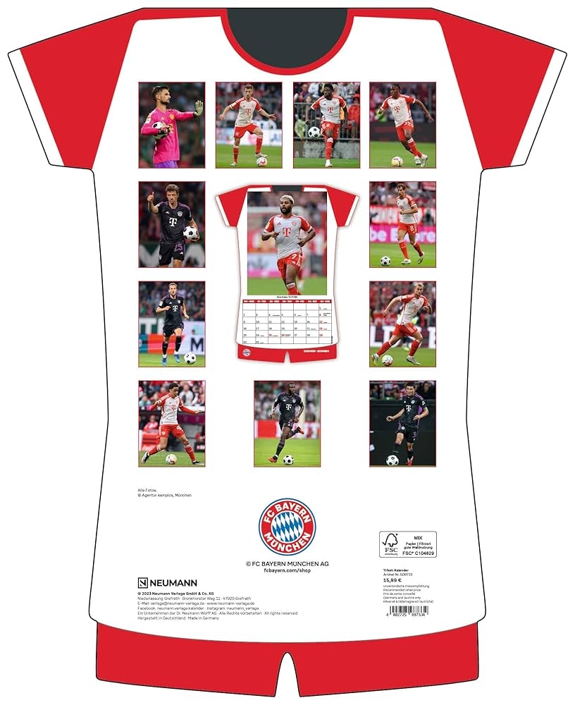 N NEUMANN VERLAGE FC Bayern M nchen Calendrier Mural 2024 Au Format 34 1 X 42 Cm Calendrier Mensuel Calendrier De Football Au Format Maillot Amazon fr Livres N NEUMANN VERLAGE FC Bayern M nchen Calendrier Mural 2024 Au Format 34 1 X 42 Cm Calendrier Mensuel Calendrier De Football Au Format Maillot Amazon fr Livres
