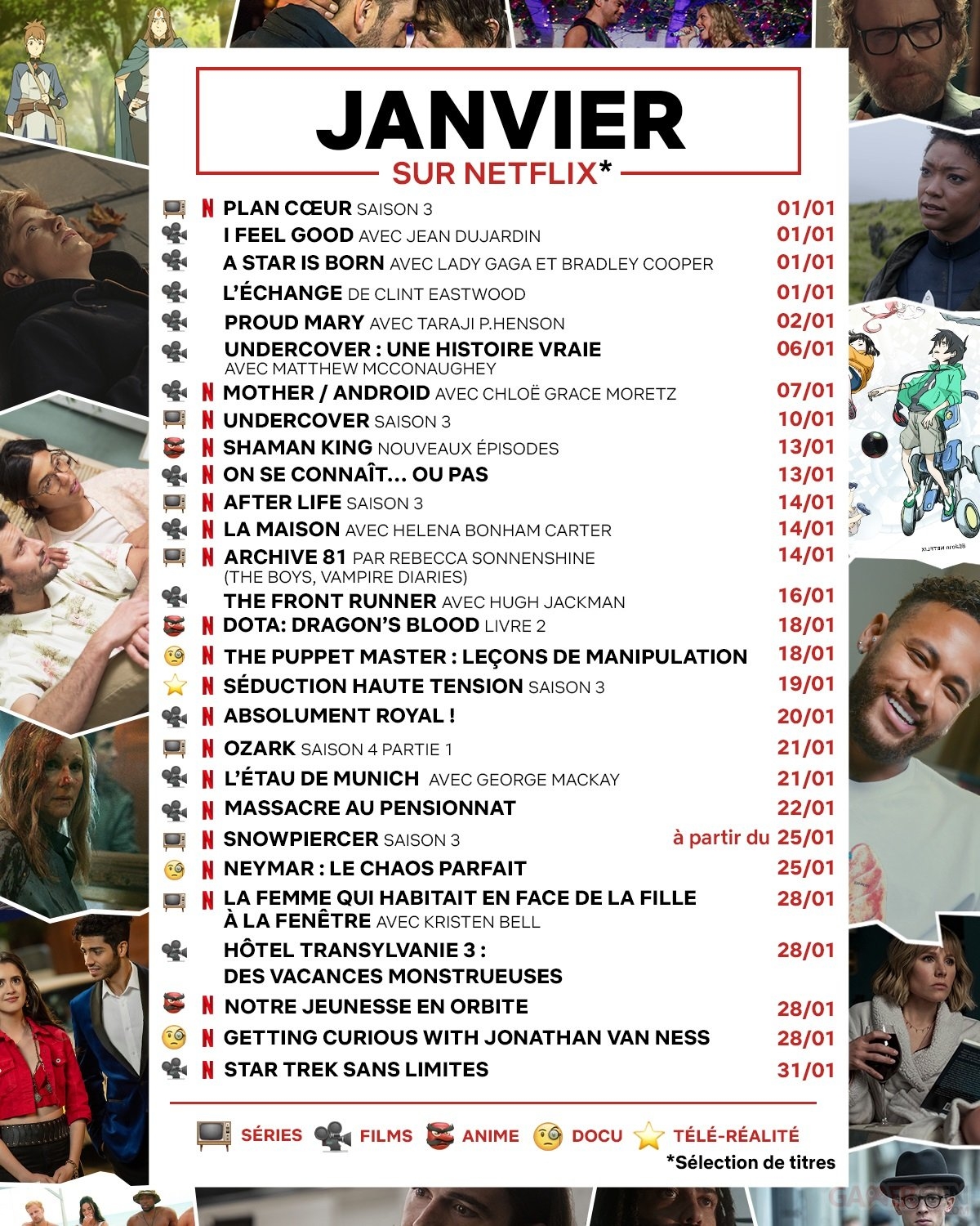 Netflix Le Calendrier Des Sorties De Janvier 2022 En France D voil Voici Le Programme GAMERGEN COM Netflix Le Calendrier Des Sorties De Janvier 2022 En France D voil Voici Le Programme GAMERGEN COM