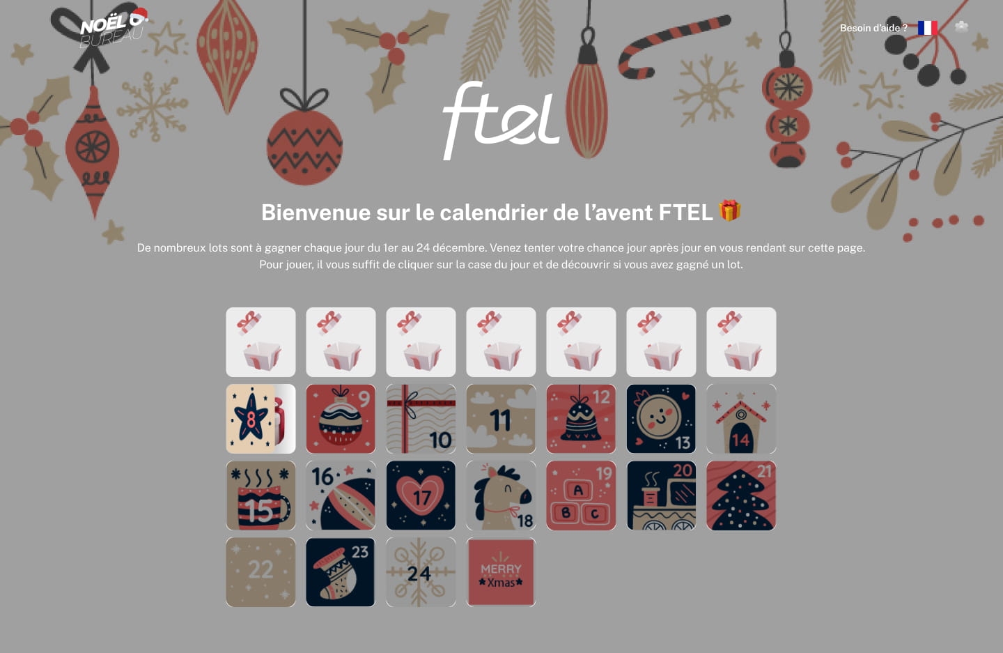 No l O Bureau Le Calendrier De L avent Digital En Entreprise