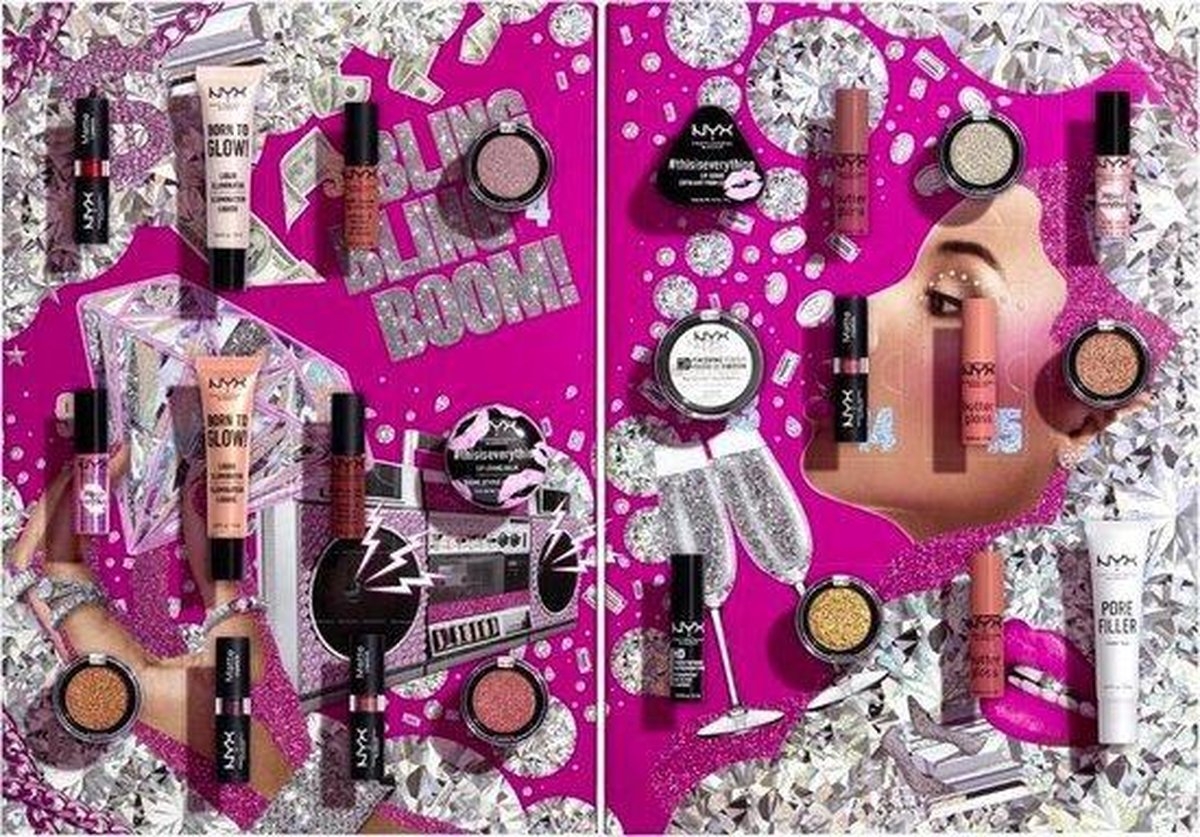 calendrier de l'avent maquillage nyx