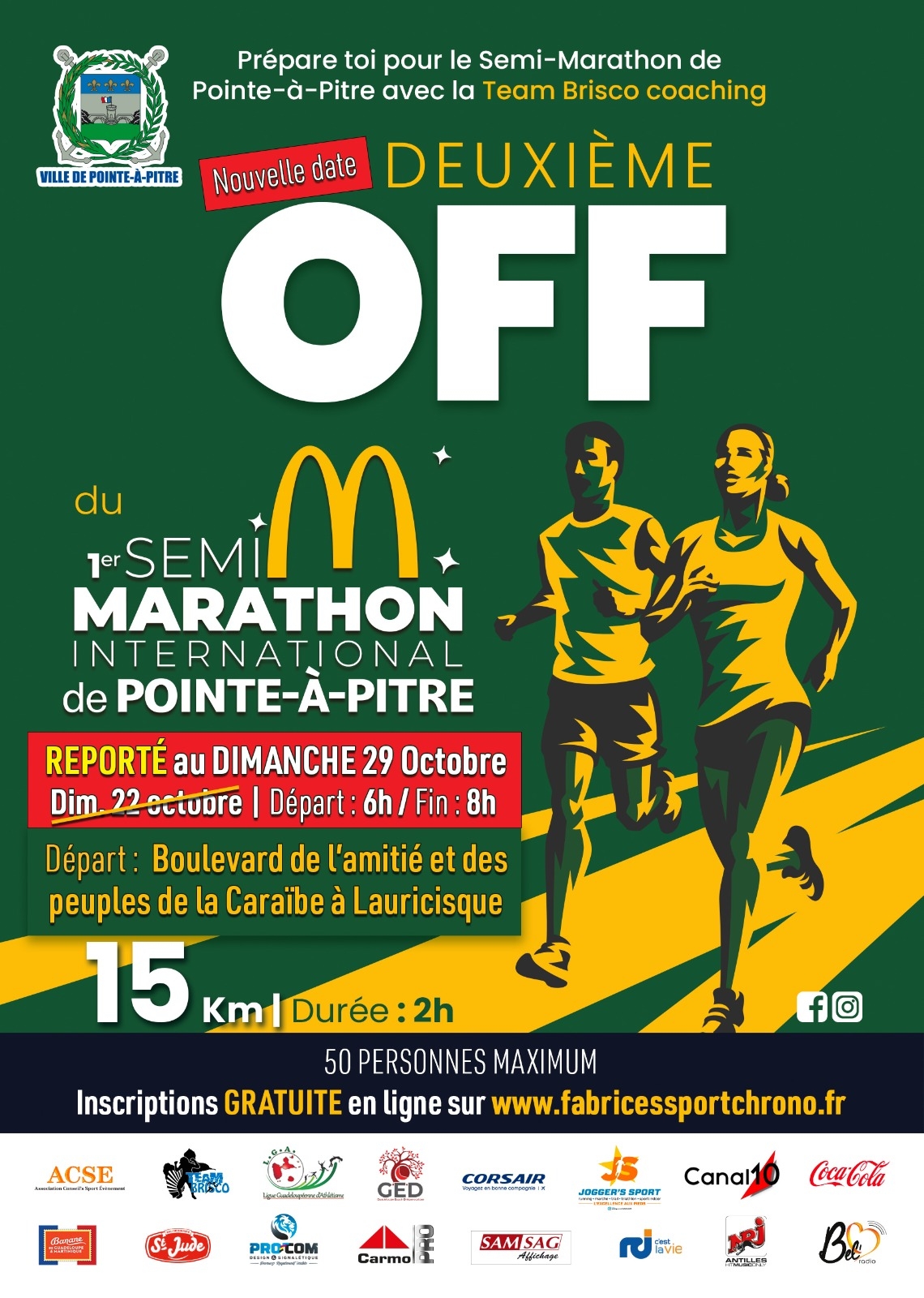 Off Du Semi Marathon De Pointe A Pitre Fabrice s Sport Chrono
