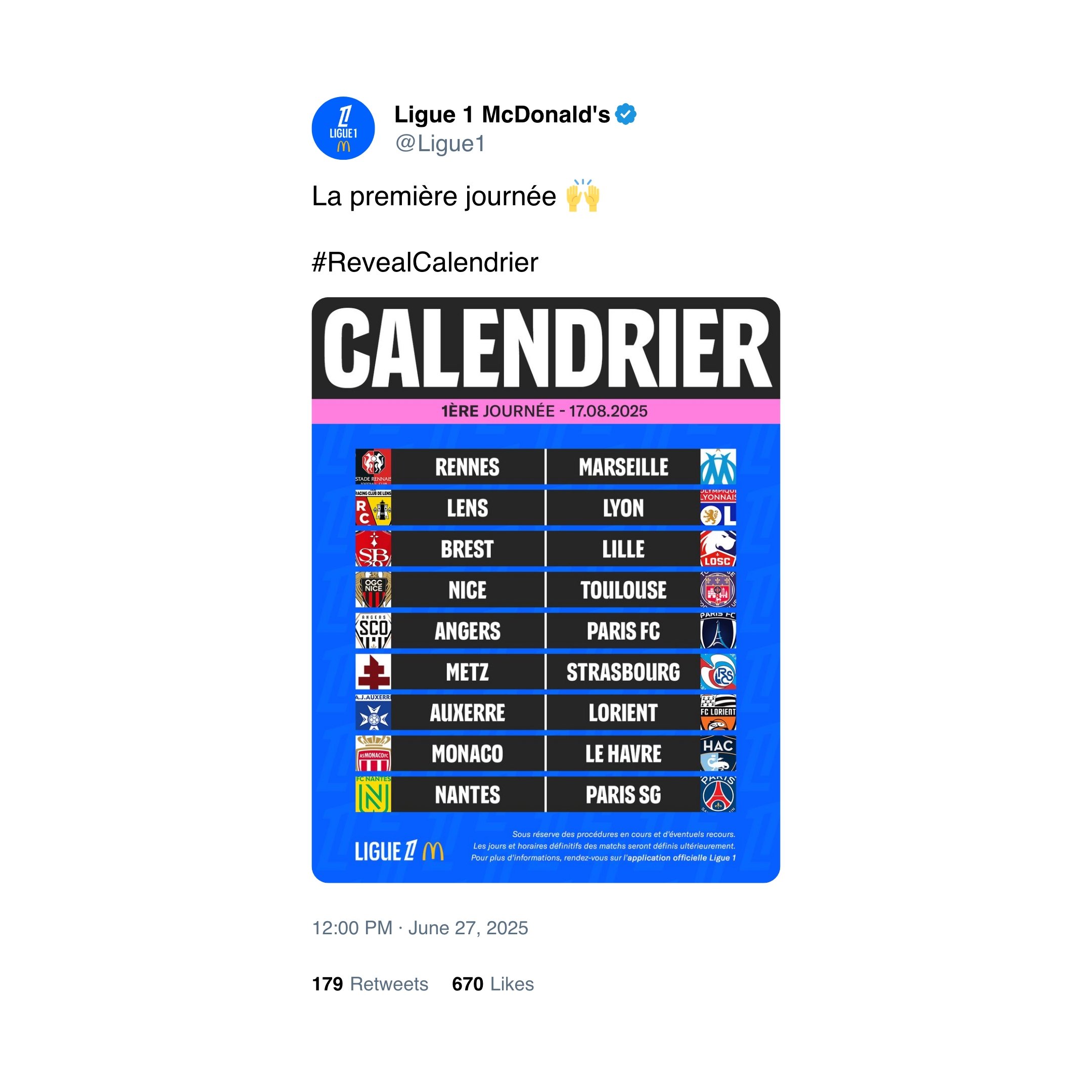 OM La Premi re Journ e De Ligue 1 Est D voil e OM Actu Foot Par Le Phoc en