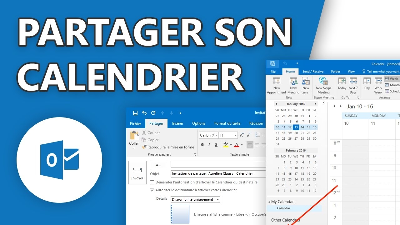 Outlook Online Partager Son Calendrier YouTube Outlook Online Partager Son Calendrier YouTube