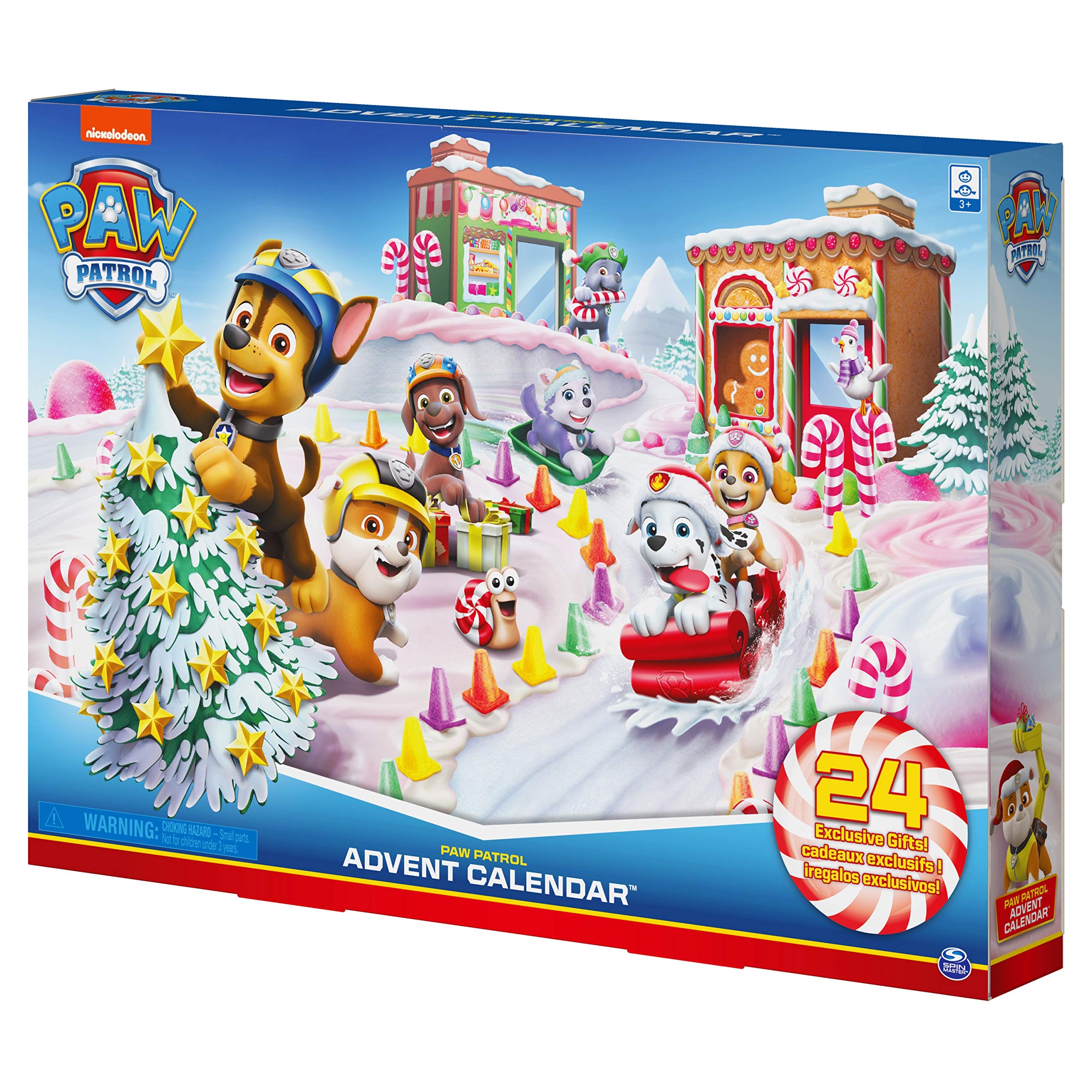 PAW PATROL La Pat Patrouille 6059302 Jeu Enfant Calendrier De L Avent Figurines No l Amazon fr Jeux Et Jouets