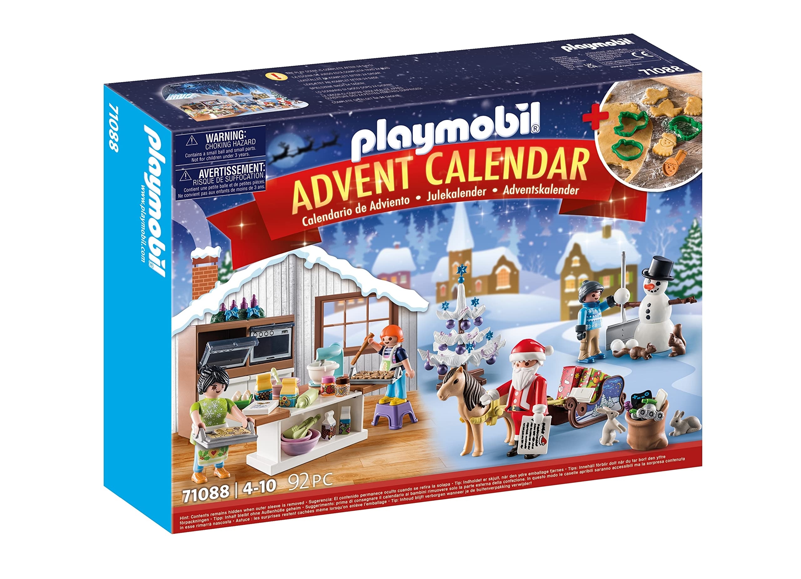 PLAYMOBIL Christmas 71088 Calendrier De L Avent Pour Enfants P tisserie De No l Avec Moules Biscuits Boulangerie Jouets Pour Enfants Partir De 4 Ans PLAYMOBIL Amazon be Jouets