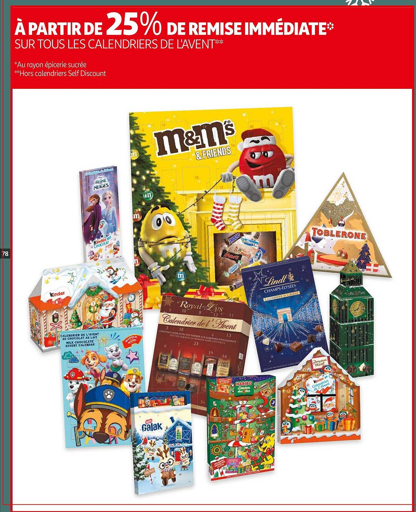 Promo Calendrier De L avent Chez Auchan ICatalogue fr
