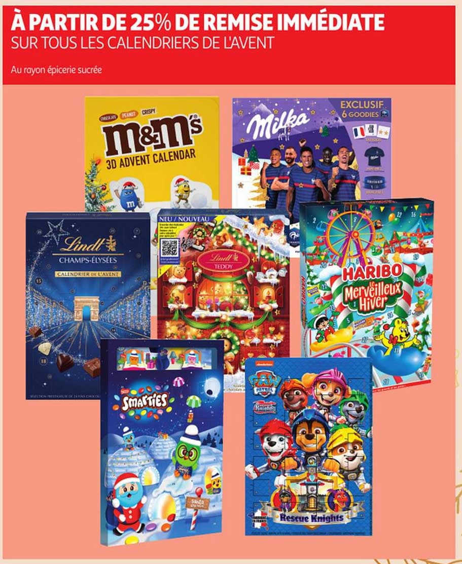 auchan calendrier de l'avent