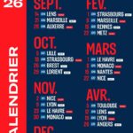 PSG Le Calendrier Complet De La Saison 2025 2026 De Ligue 1 Des Champions En Titre Le Parisien