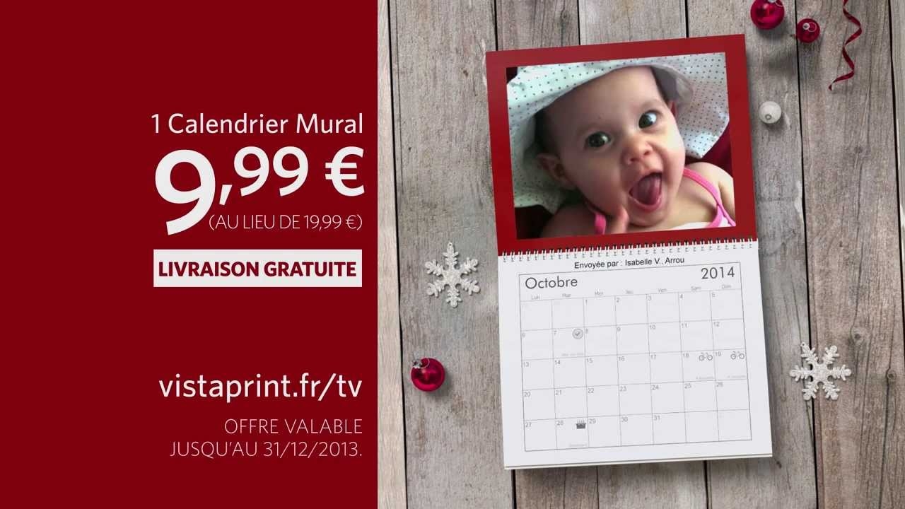 Publicit TV Vistaprint Calendrier Mural 2013 YouTube