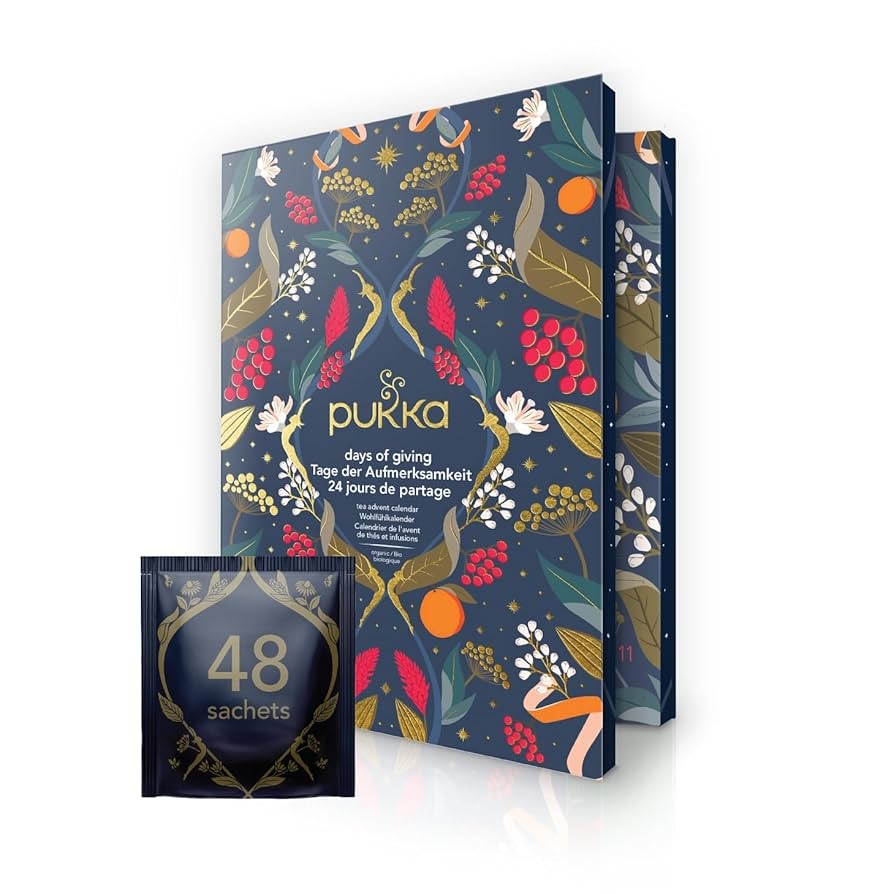 Pukka Calendrier De L Avent 2024 Th s Et Infusions Bio Id e Cadeau Femme Et Homme Saint Valentin Assortiment De Th s Gourmands 48 Th s Noirs Verts Et Infusions Amazon fr Epicerie