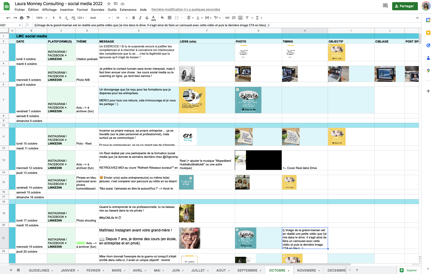 Quel Outil Choisir Pour tablir Son Calendrier ditorial Sur Les R seaux Sociaux Laura Monney Consulting R seaux Sociaux