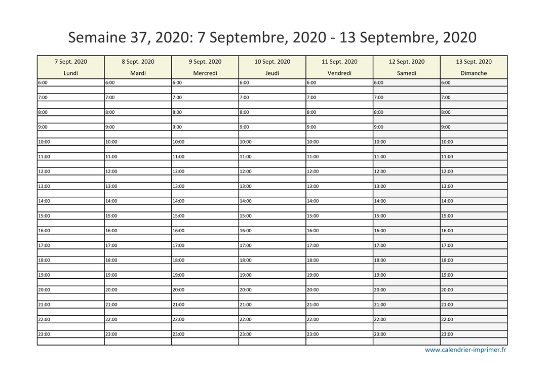 Semaine 37 2020
