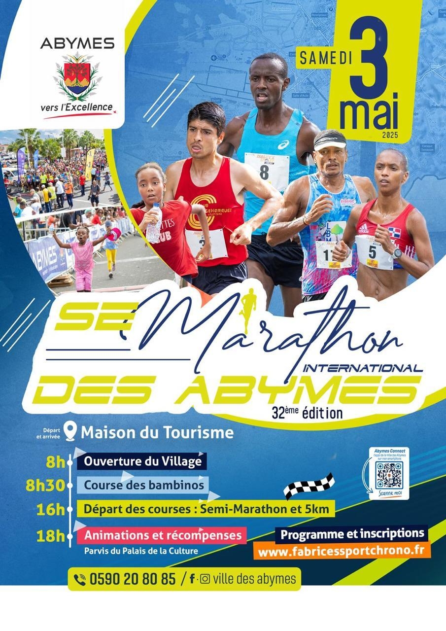 Semi Marathon International Des Abymes 2025 Fabrice s Sport Chrono