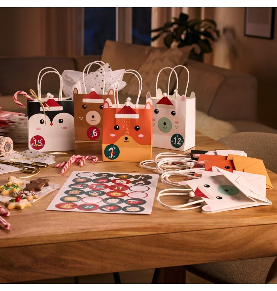 Set DIY Calendrier De L Avent 4 Mod les Personnaliser Pour No l