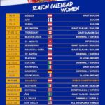 Ski Alpin Le Calendrier De La Coupe Du Monde Dames 2025 Sports Infos Ski Biathlon