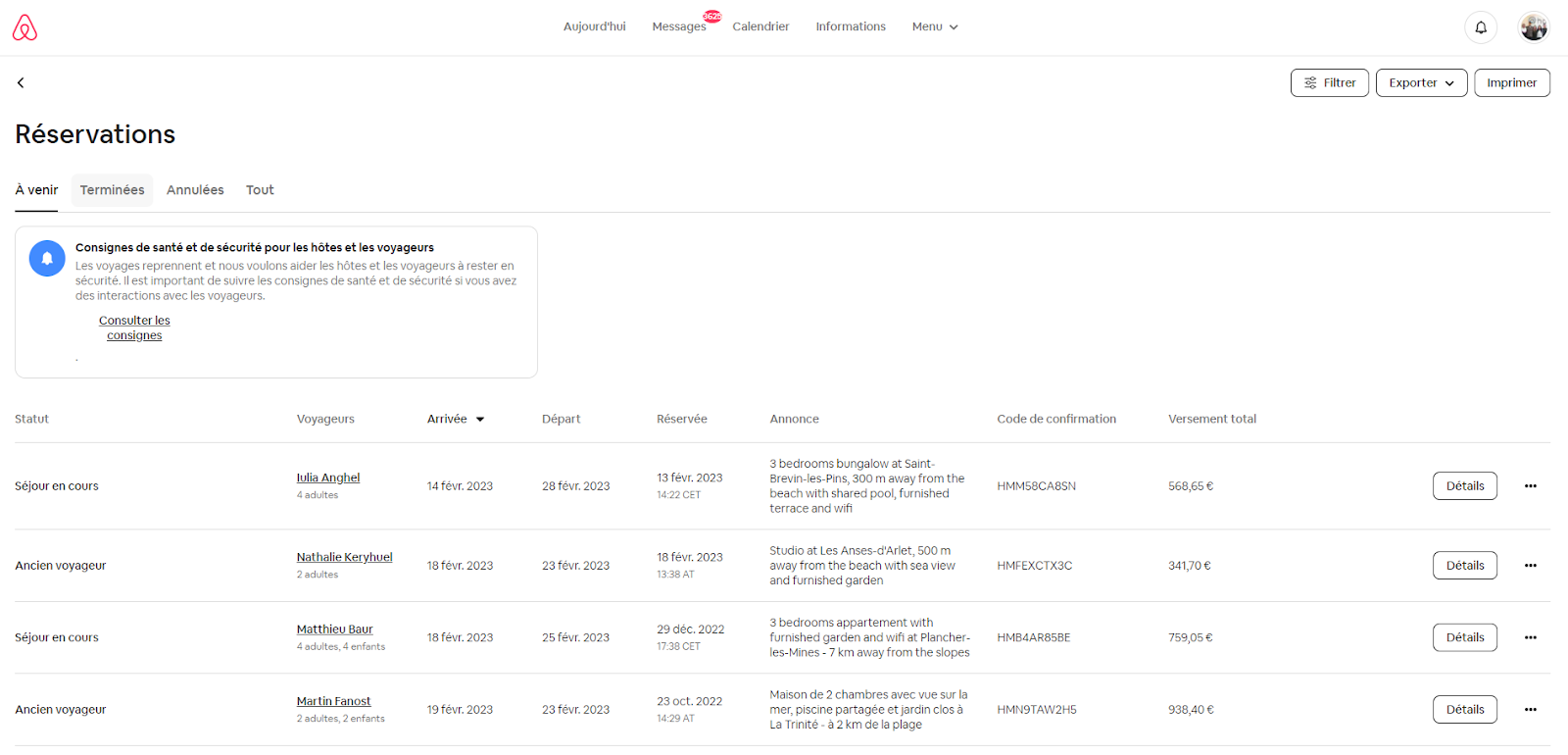 Suivre Et Retrouver Mes R servations Sur Airbnb