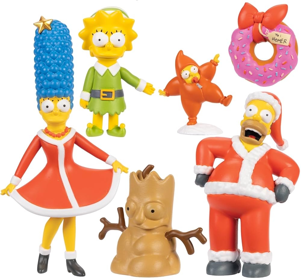 The Simpsons Licence Officielle Jakks Pacific Calendrier De L Avent Avec 24 Figurines Ou Accessoires Univers Springfield Jouet Collectionner D cors Inclus Cadeau Enfants No l 3 Ans Amazon fr Livres