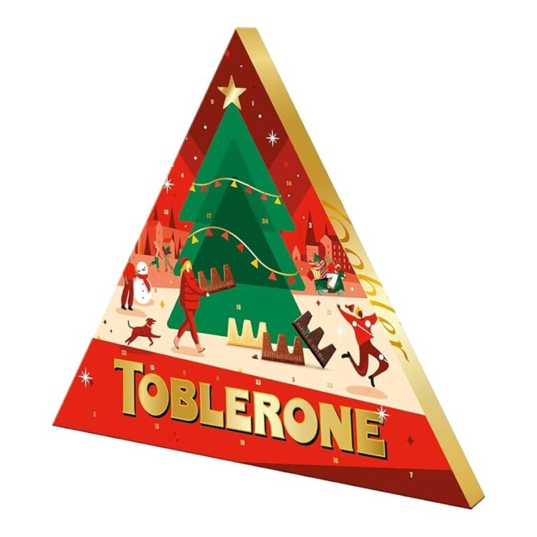 TOBLERONE 1 Calendrier De L Avent Assortiment Festif De Chocolats 4 Recettes Chocolat Au Lait Lait Amandes Caram lis es Blanc Noir Id e Cadeau No l 1 Calendrier De 200 G Amazon fr Epicerie