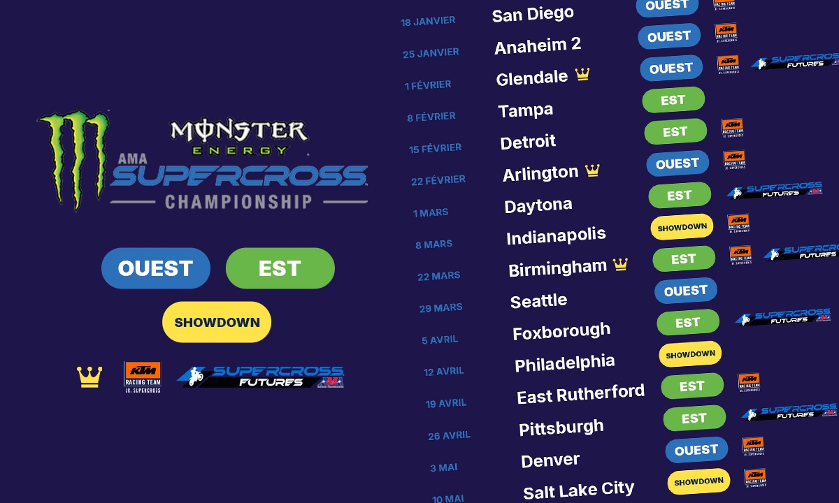 calendrier sx us