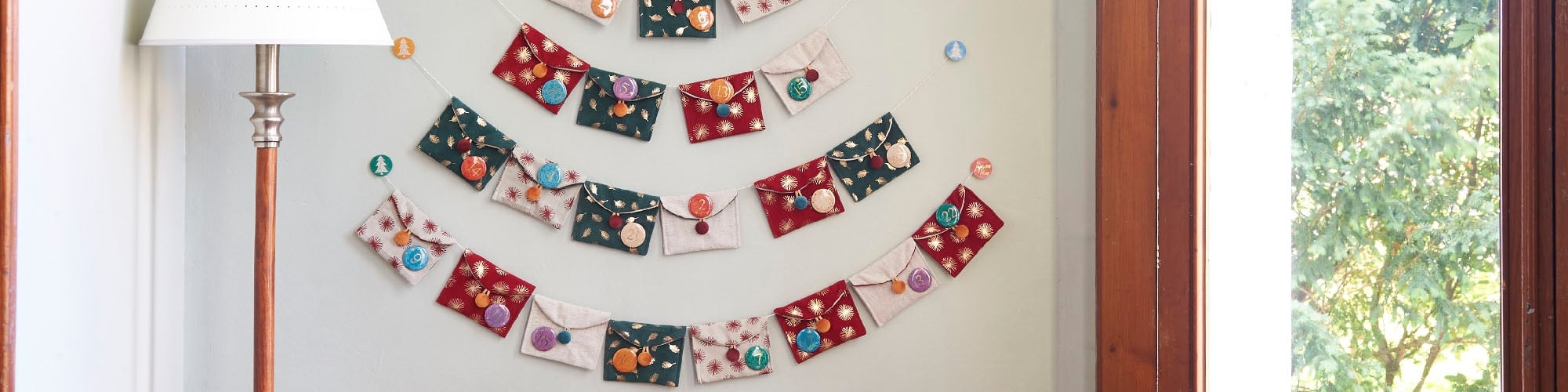 Tuto Calendrier De L avent Pochettes En Tissu Cultura
