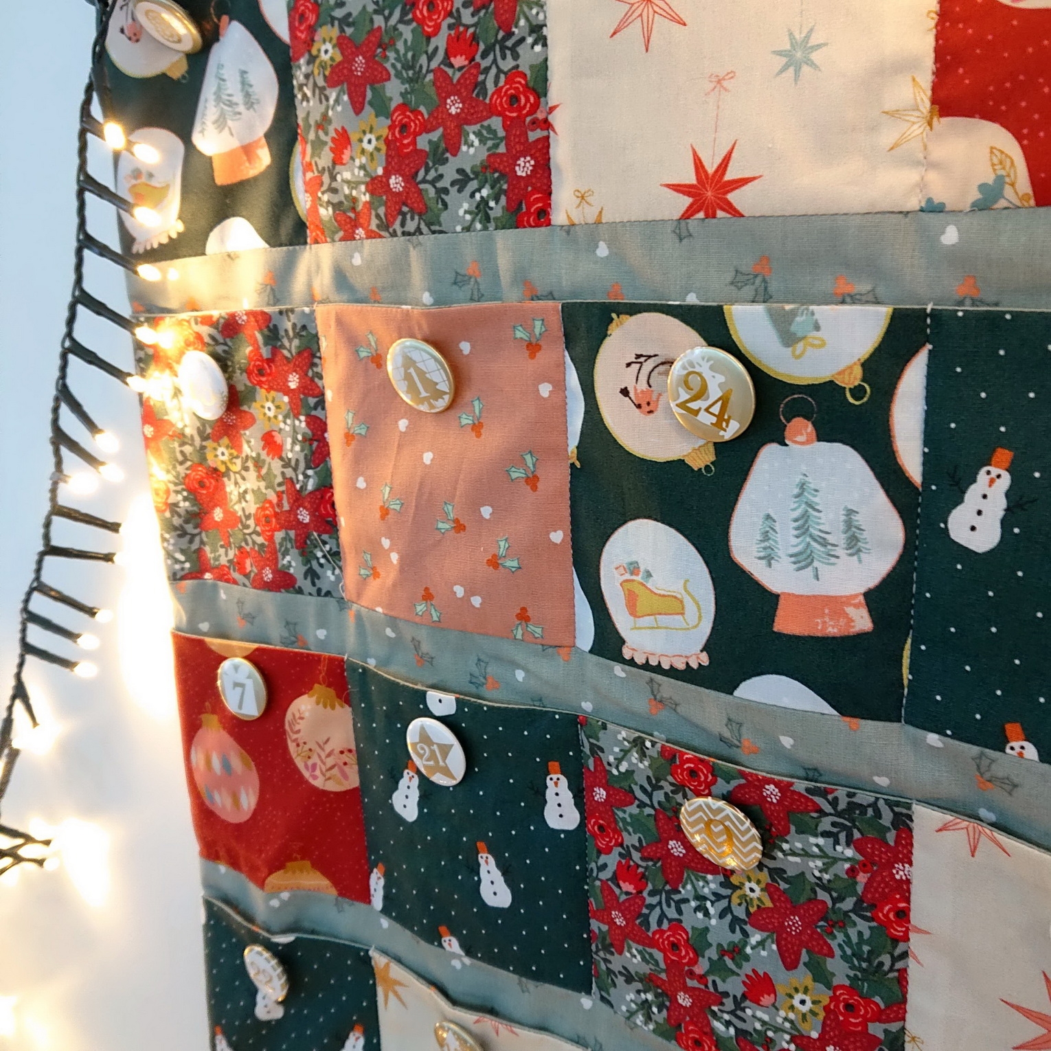 Tuto Gratuit Le Calendrier De L Avent En Tissu