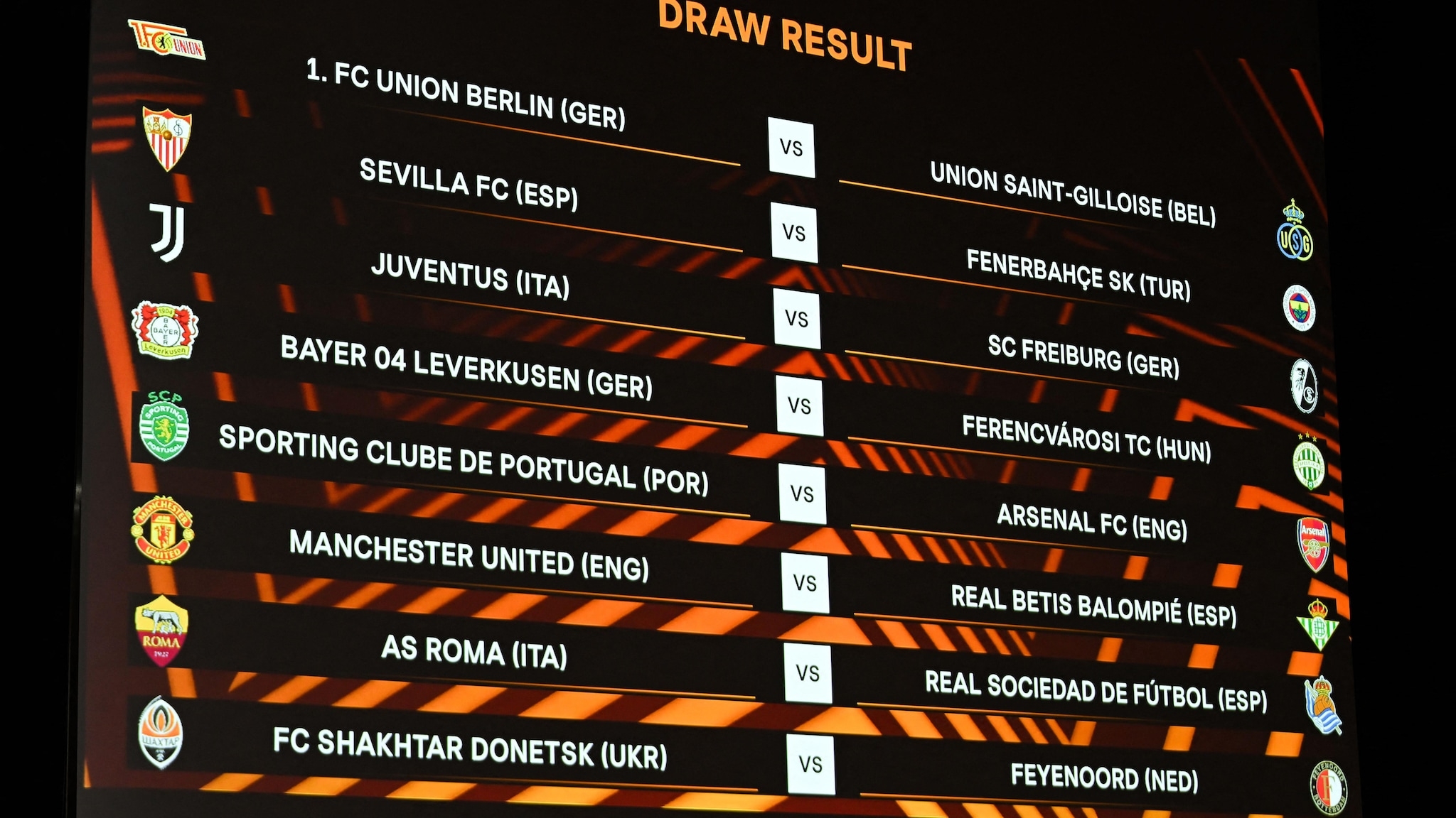 UEFA Europa League Tirage Complet Des Huiti mes De Finale UEFA Europa League 2022 23 UEFA