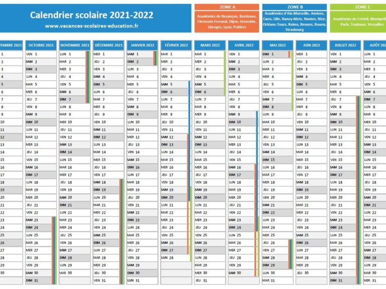 Vacances Scolaire T l chargez Le Calendrier Officiel De L ann e 2021 2022