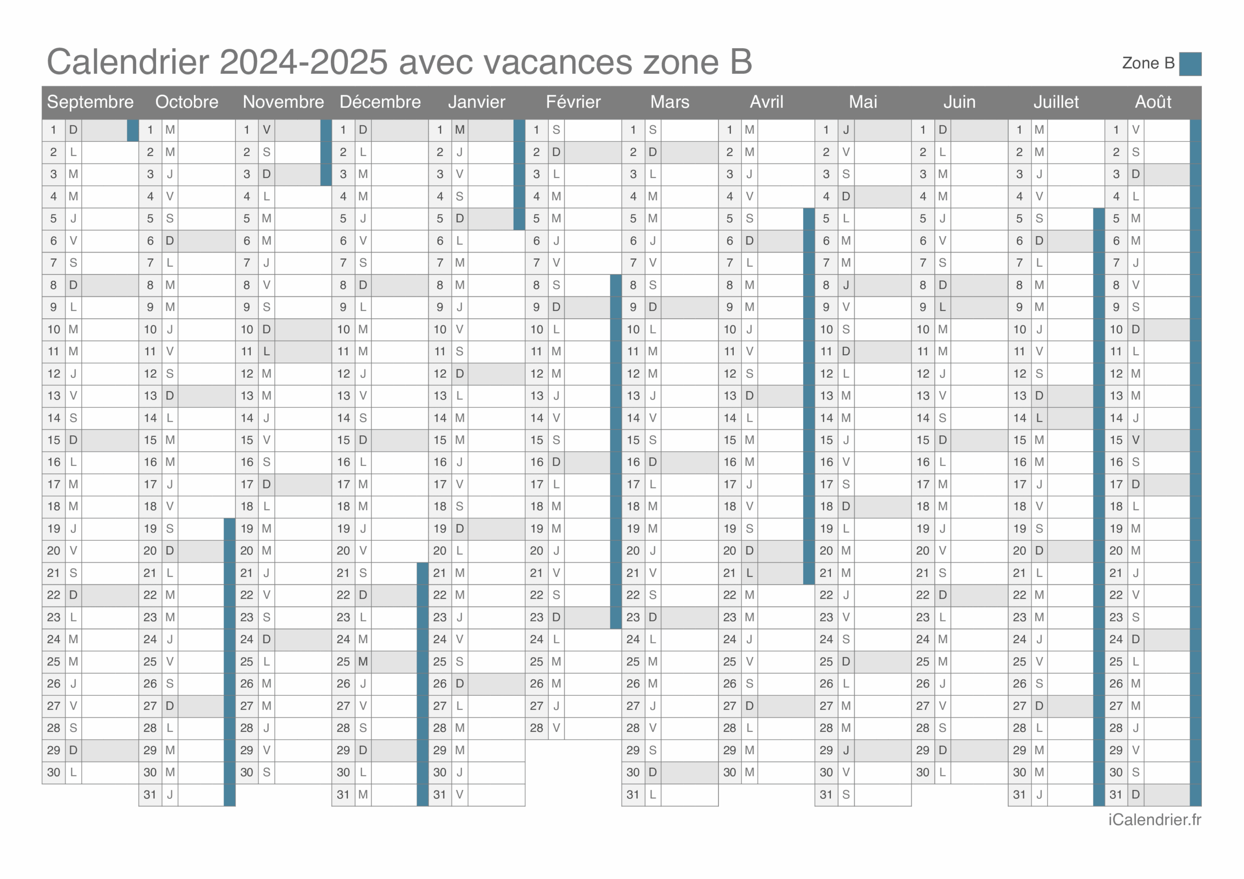 Vacances Scolaires 2024 2025 Dates Et Calendrier