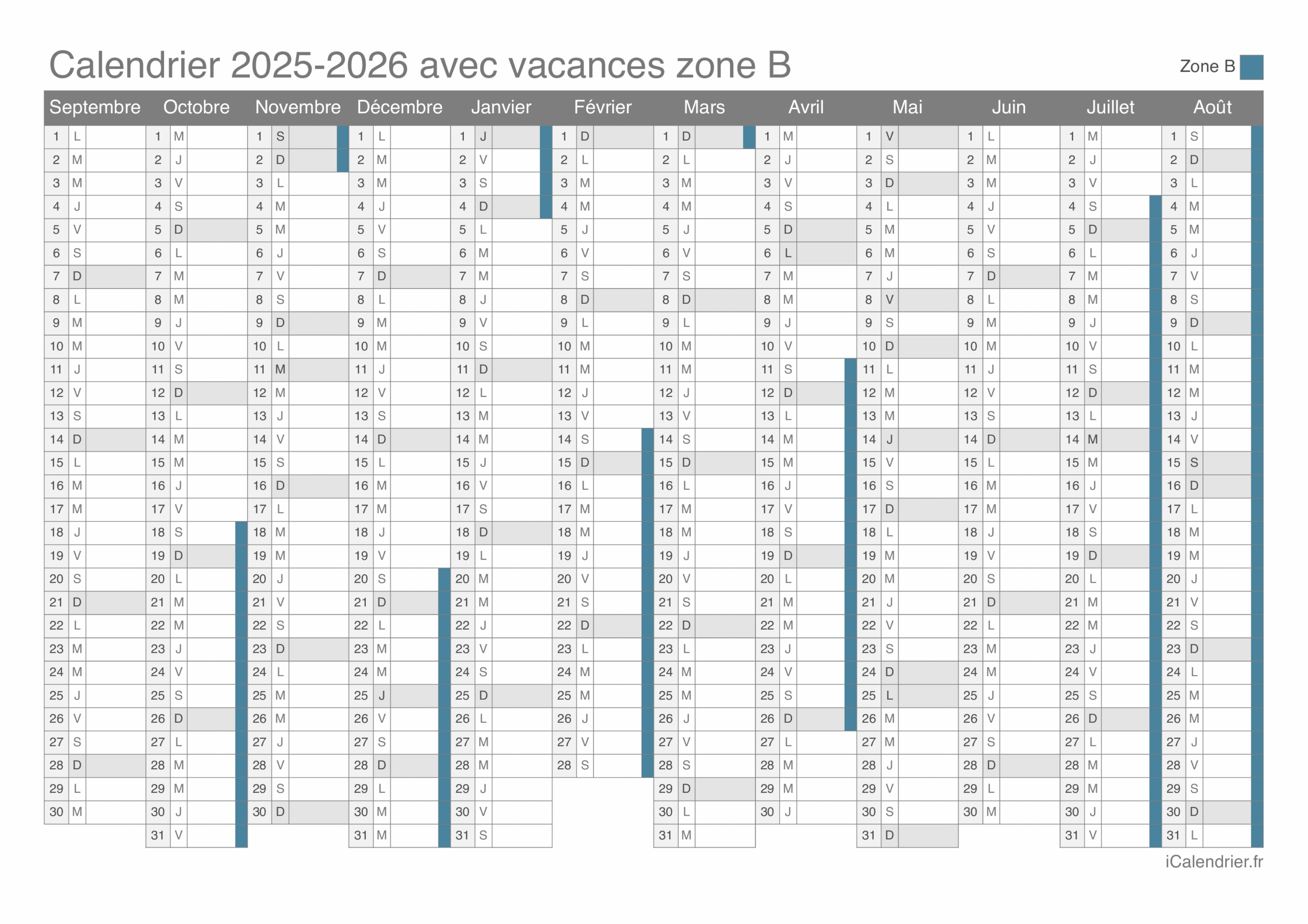 Vacances Scolaires 2025 2026 Dates Et Calendrier