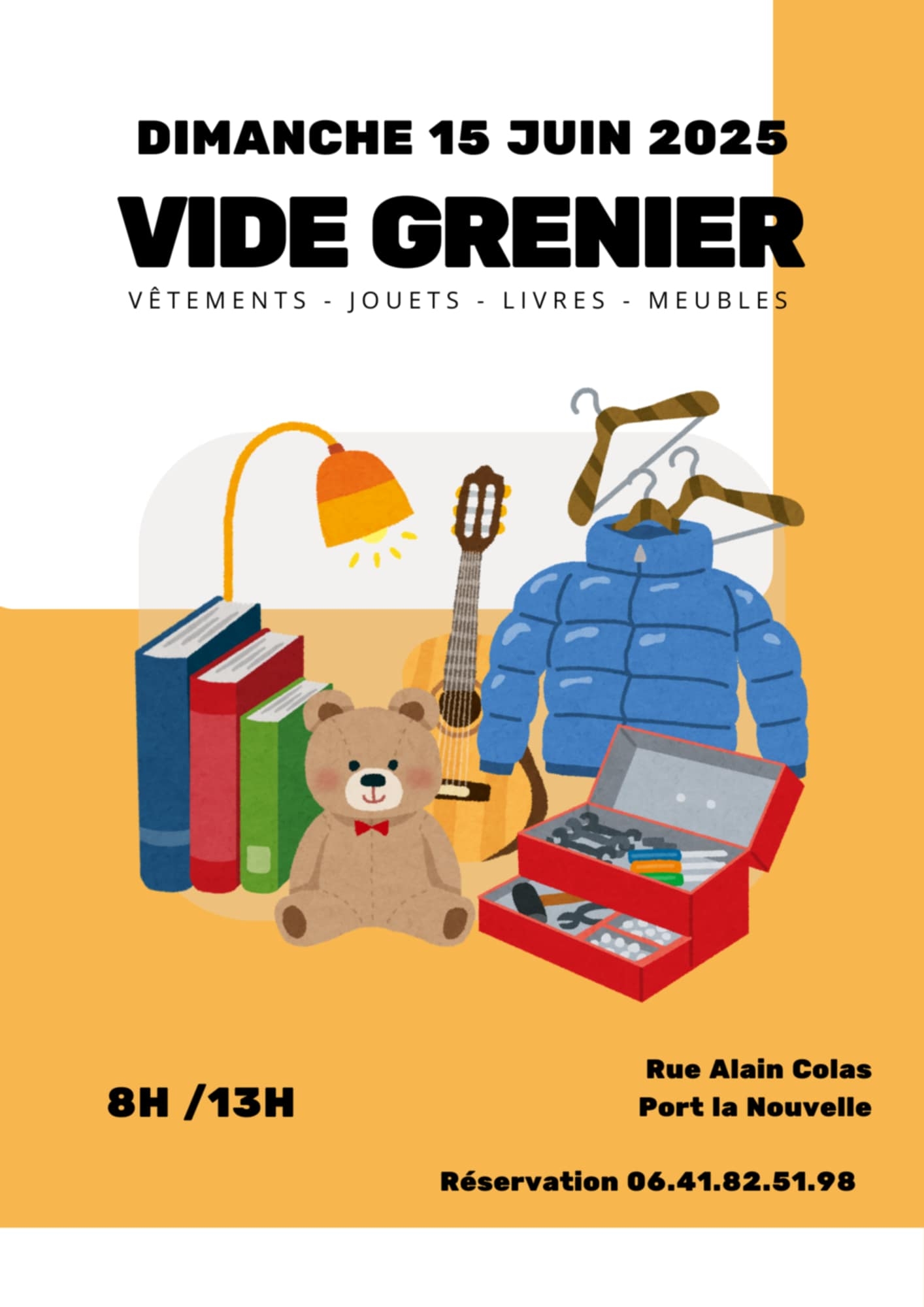 calendrier vide grenier