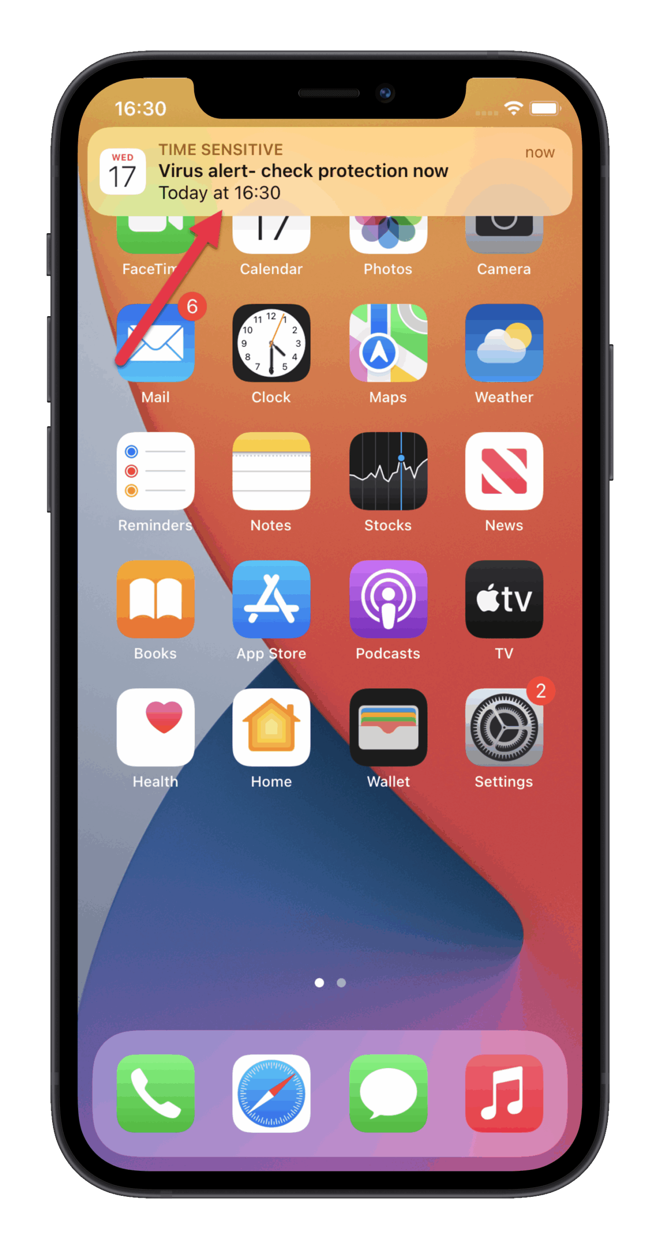 Virus Du Calendrier IPhone 