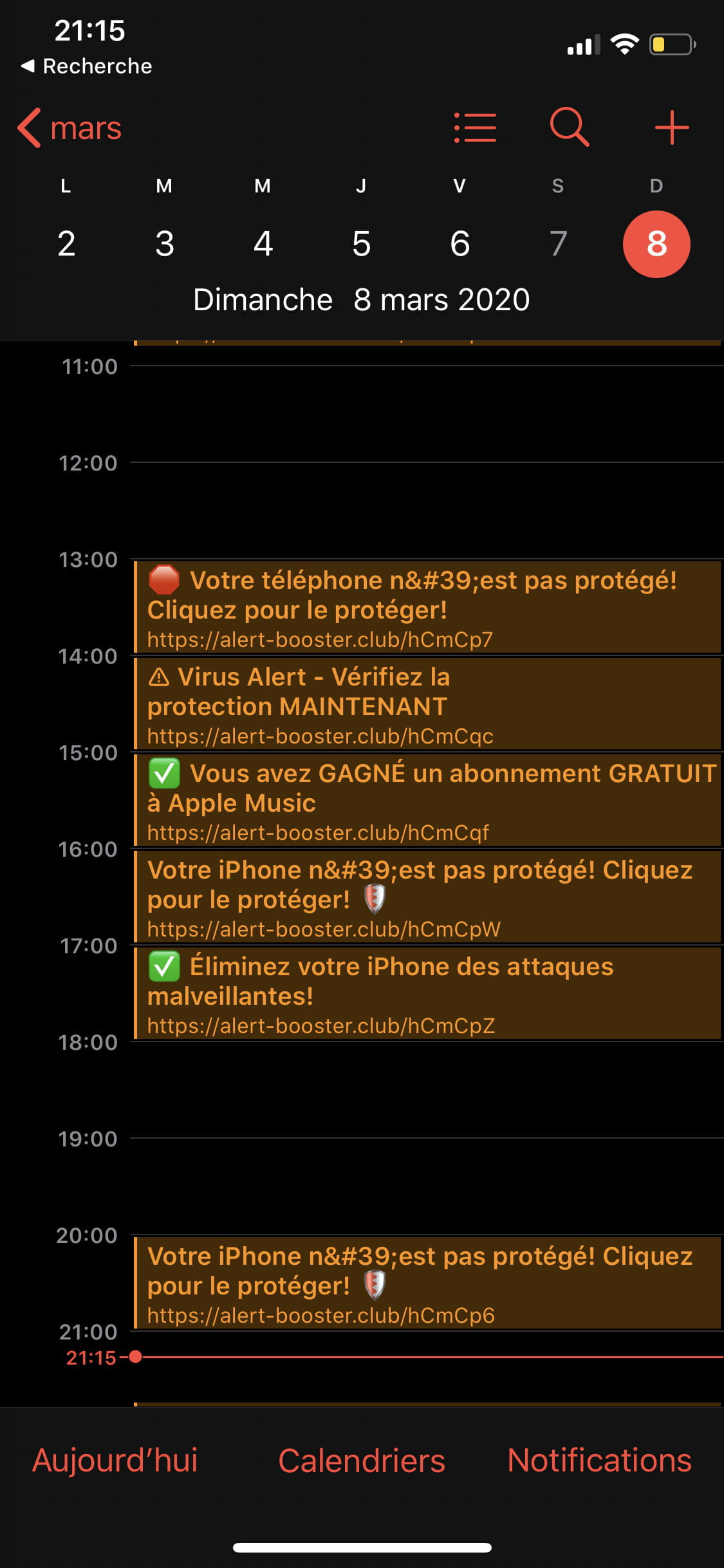Virus IPhone Calendrier Forum IPhone