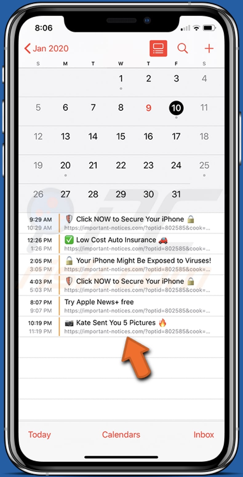 Virus v nements Du Calendrier Trompeurs Mac tapes De Suppression Et Nettoyage De MacOS
