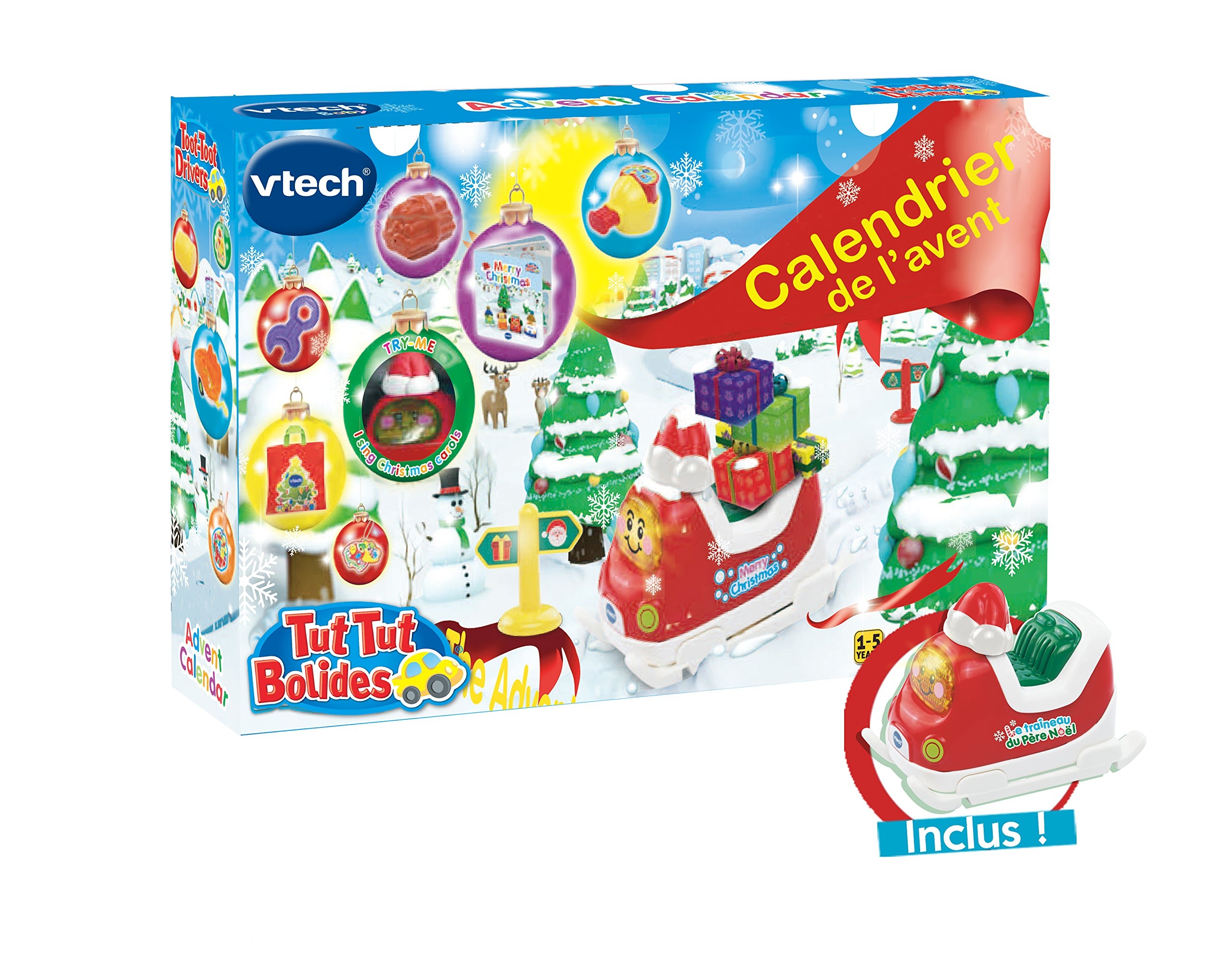 VTech 183705 Super Calendrier De L avent Tut Tut Bolides Amazon fr Jeux Et Jouets