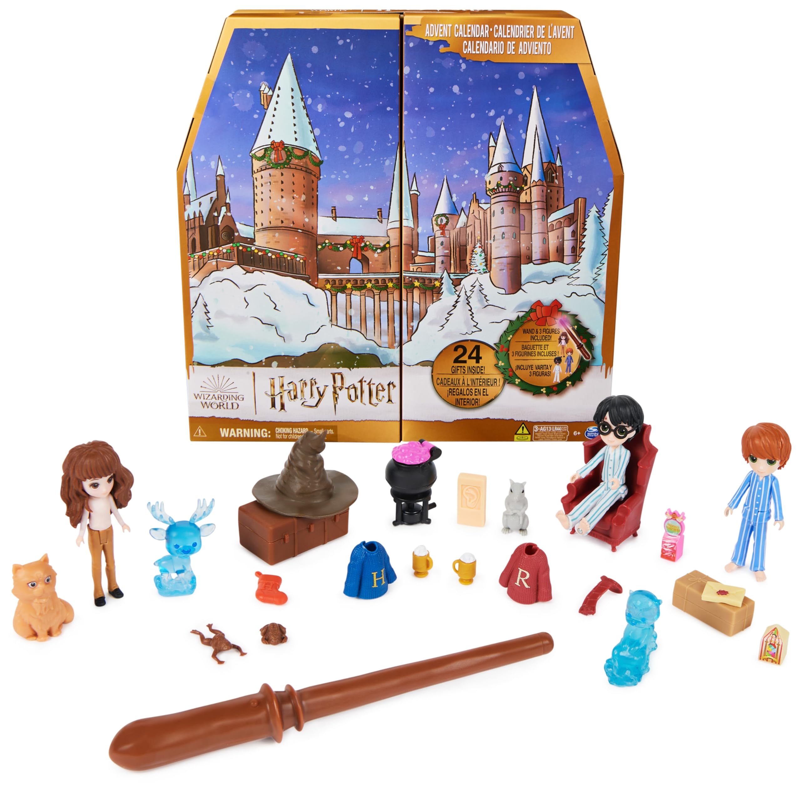 WIZARDING WORLD HARRY POTTER CALENDRIER DE L AVENT 2023 Calendrier De L Avent Pour No l Avec 24 Surprises Figurines Et Accessoires Exclusifs Harry Potter Jouet Enfant 6 Ans Et Amazon fr Jeux Et Jouets