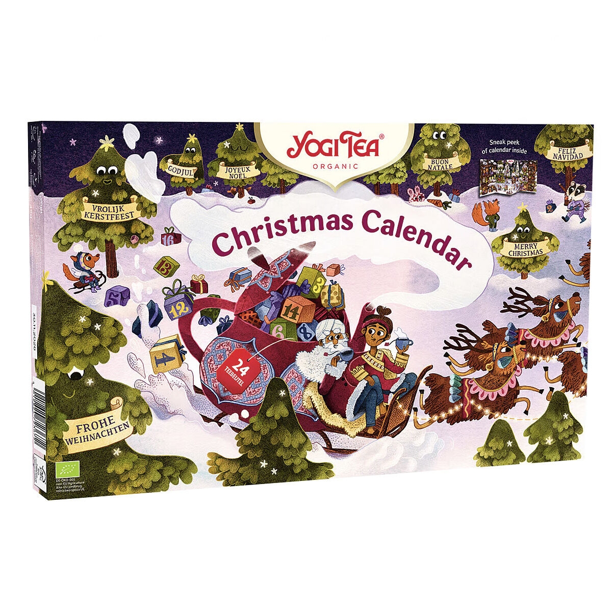 Yogi Tea Yogi Calendrier De L Avent Au Th 24 Sachets De Th 